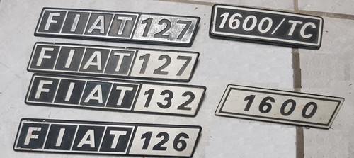 Logo original fiat 127 - 127, 132