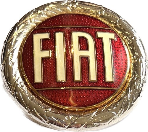 Fiat emblem emailliert rund - ,