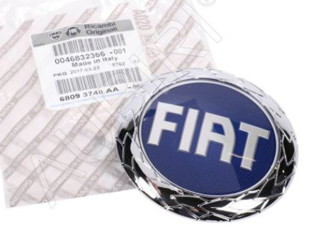 Fiat emblem logo blau - emblem, /