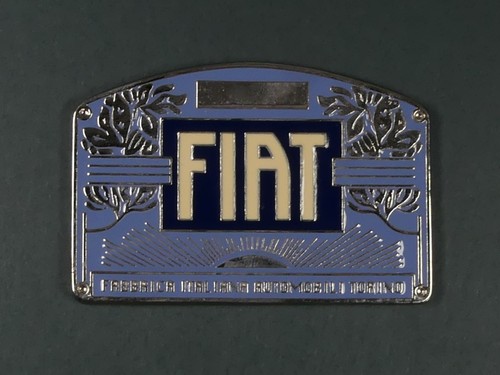 Göde fiat plakette - plakette, replik